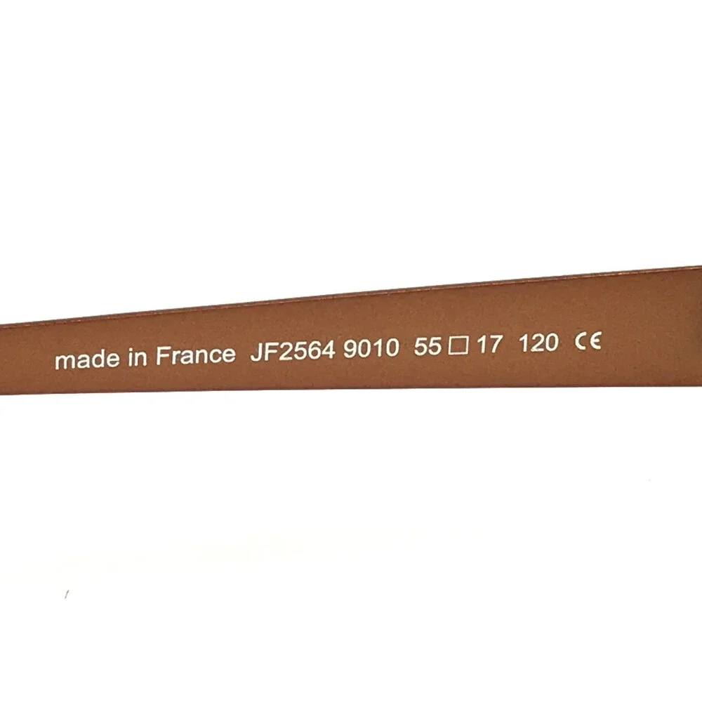 J.F. Rey Eyeglasses Frames JF2564 9010 Brown Rectangle Semi Rim 55-17-120